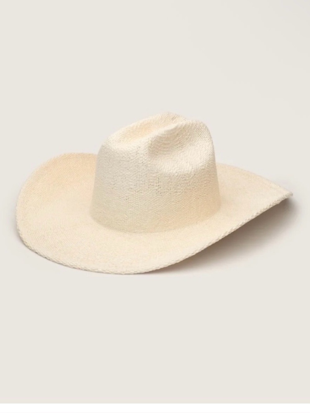 Will & Bear Buck Bone | White Straw Cowboy Hat